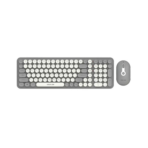 کیبورد و ماوس بیسیم Green Lion GKM-300 – خاکستری